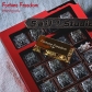 10g Gold Brick Metal Artisan Keycaps for Mechanical Gaming Keyboard